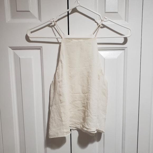 Aritzia Wilfred Rians Blouse In Oak 100% Silk Size XXS - Picture 10 of 10